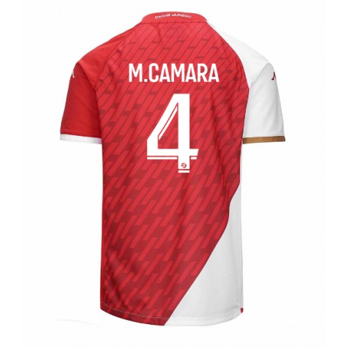 AS Monaco Mohamed Camara #4 Domaci Dres 2023-24 Kratak Rukav